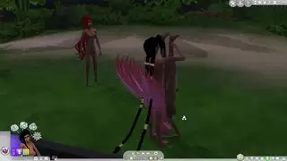سيمز 4: بورن فوتاناري بإيلاج مزدوج