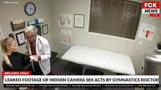 علاقة شرجية ثلاثية قاسية مع مذيعة تلفزيون شابة